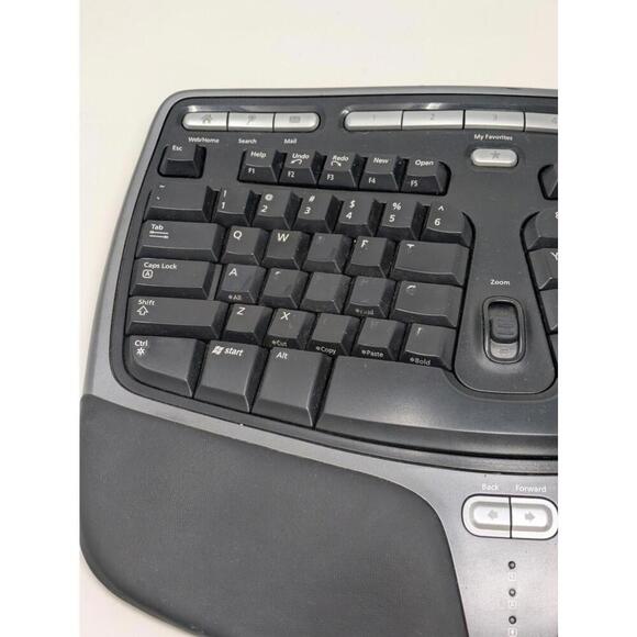 Microsoft Natural Ergonomic Keyboard 4000 v1.0 KU-0462 Model 1048 USB Wired | - Picture 2 of 6